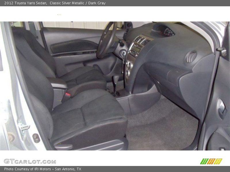 Classic Silver Metallic / Dark Gray 2012 Toyota Yaris Sedan