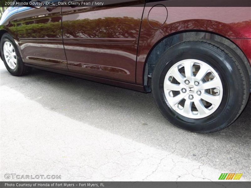 Dark Cherry Pearl / Ivory 2009 Honda Odyssey EX-L