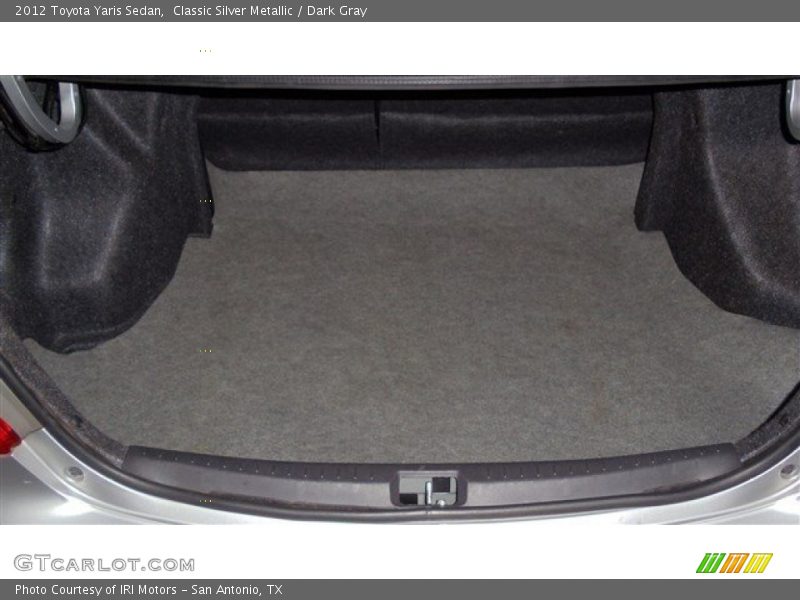 Classic Silver Metallic / Dark Gray 2012 Toyota Yaris Sedan