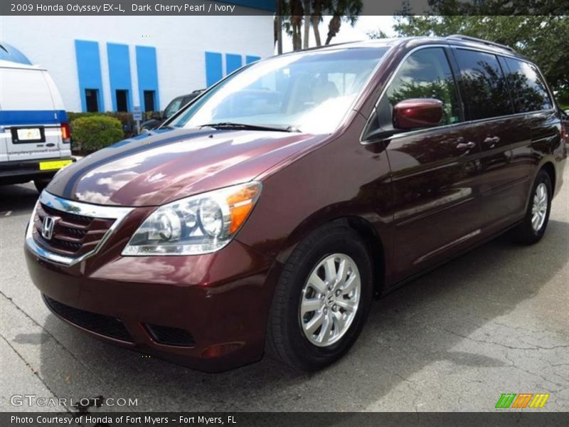 Dark Cherry Pearl / Ivory 2009 Honda Odyssey EX-L