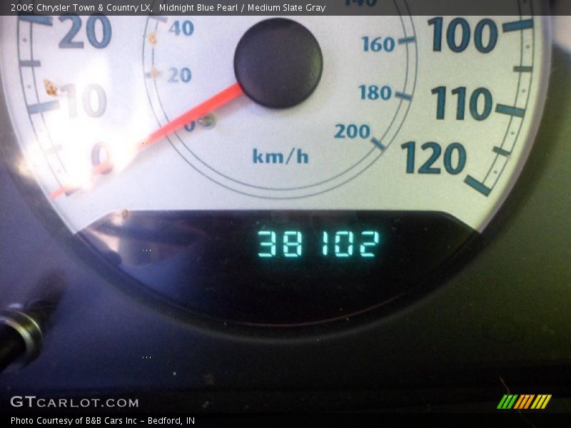 Midnight Blue Pearl / Medium Slate Gray 2006 Chrysler Town & Country LX