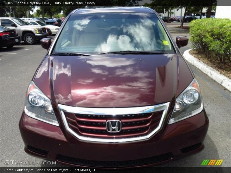 Dark Cherry Pearl / Ivory 2009 Honda Odyssey EX-L