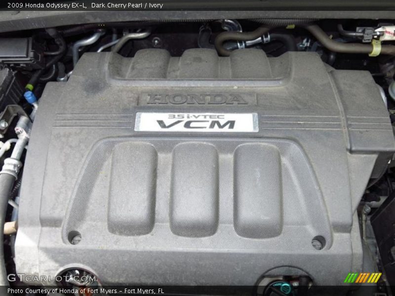 Dark Cherry Pearl / Ivory 2009 Honda Odyssey EX-L