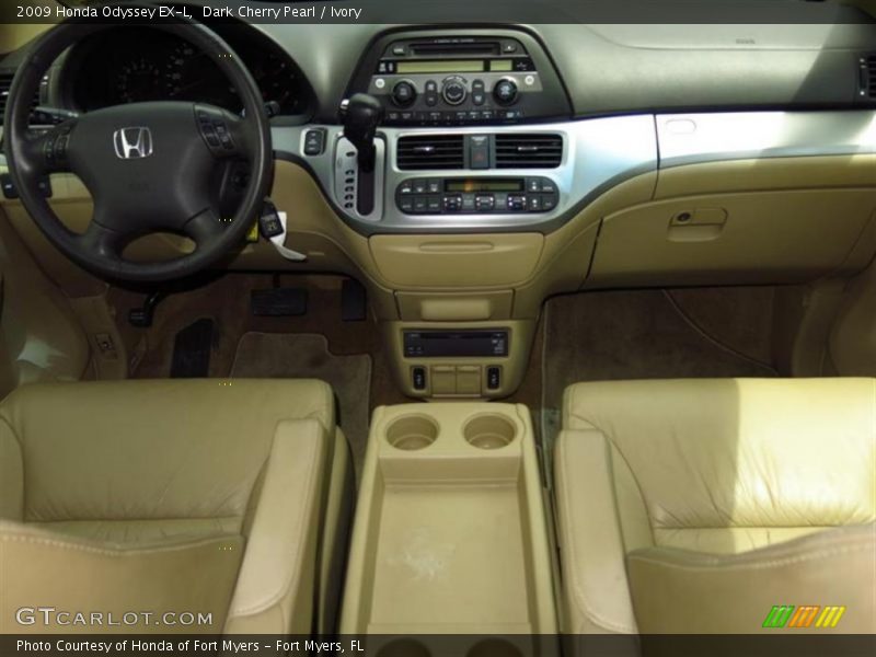 Dark Cherry Pearl / Ivory 2009 Honda Odyssey EX-L