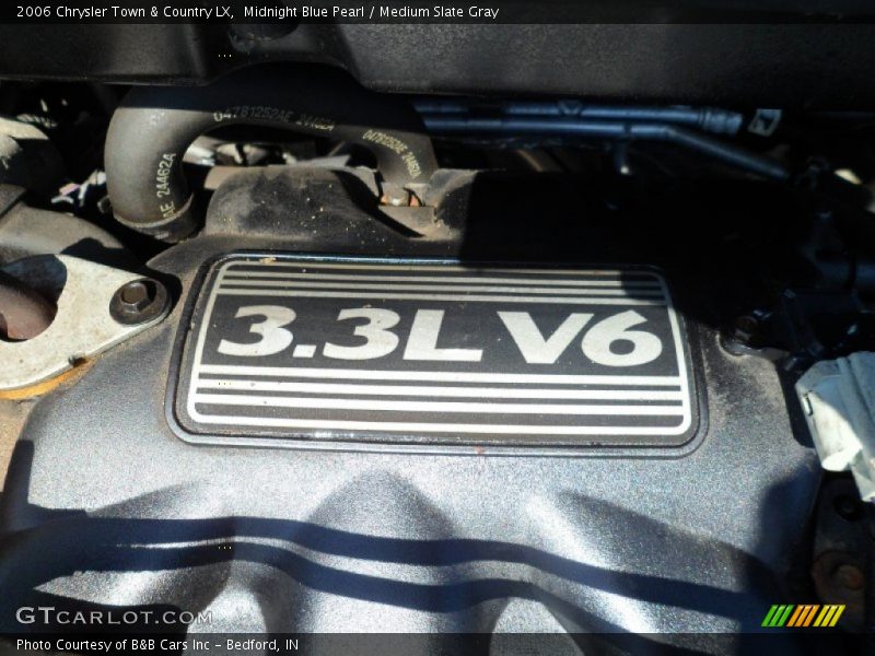 Midnight Blue Pearl / Medium Slate Gray 2006 Chrysler Town & Country LX
