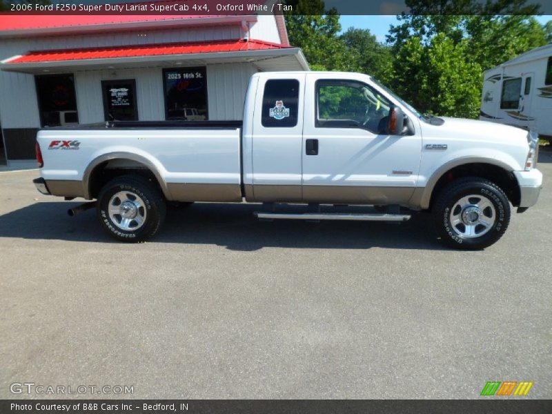 Oxford White / Tan 2006 Ford F250 Super Duty Lariat SuperCab 4x4
