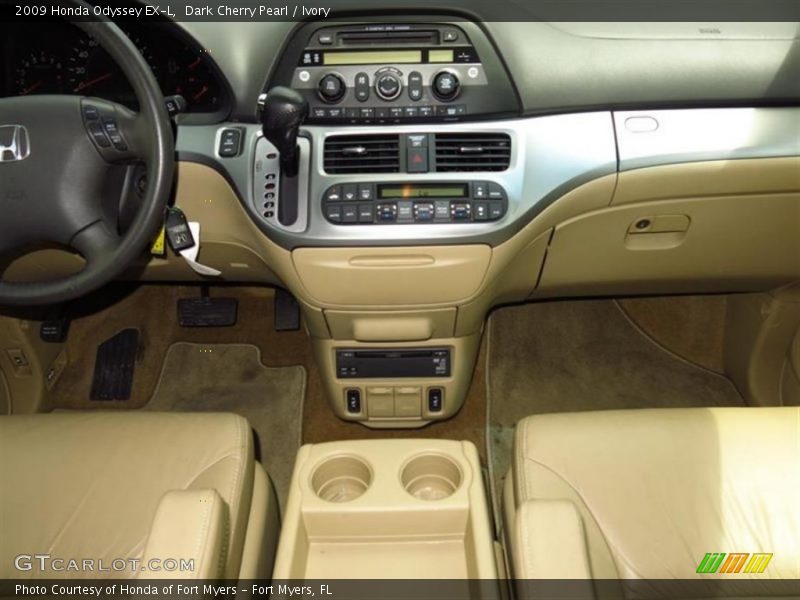Dark Cherry Pearl / Ivory 2009 Honda Odyssey EX-L
