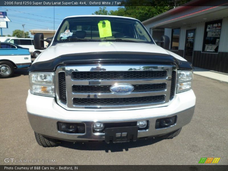 Oxford White / Tan 2006 Ford F250 Super Duty Lariat SuperCab 4x4