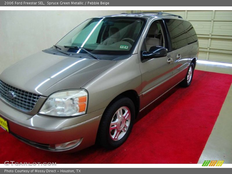 Spruce Green Metallic / Pebble Beige 2006 Ford Freestar SEL