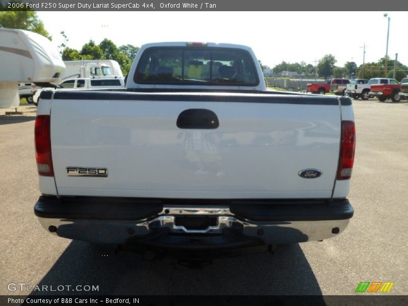 Oxford White / Tan 2006 Ford F250 Super Duty Lariat SuperCab 4x4