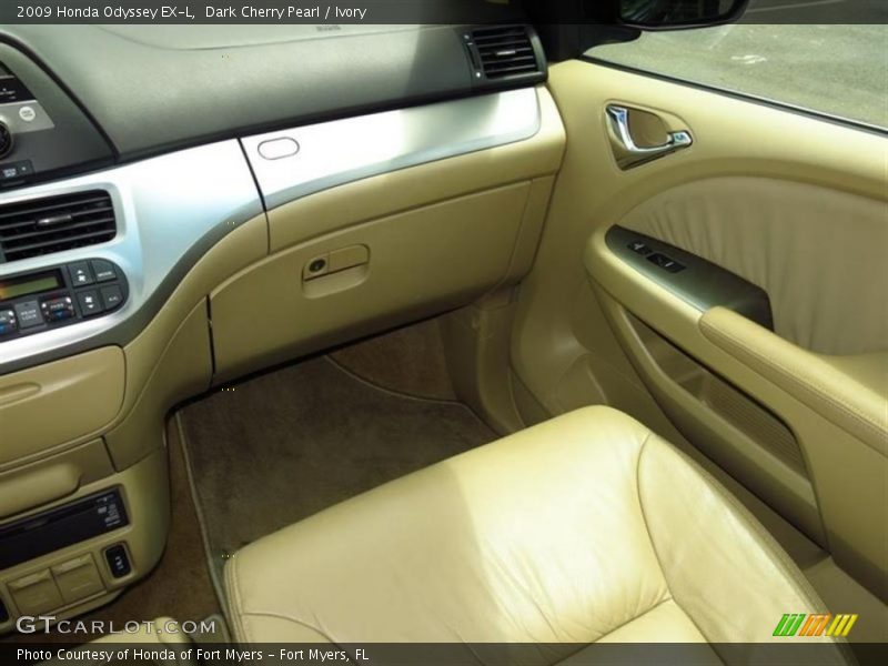 Dark Cherry Pearl / Ivory 2009 Honda Odyssey EX-L