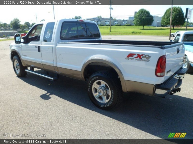 Oxford White / Tan 2006 Ford F250 Super Duty Lariat SuperCab 4x4