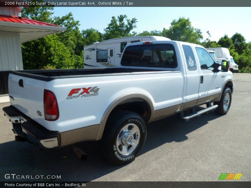 Oxford White / Tan 2006 Ford F250 Super Duty Lariat SuperCab 4x4
