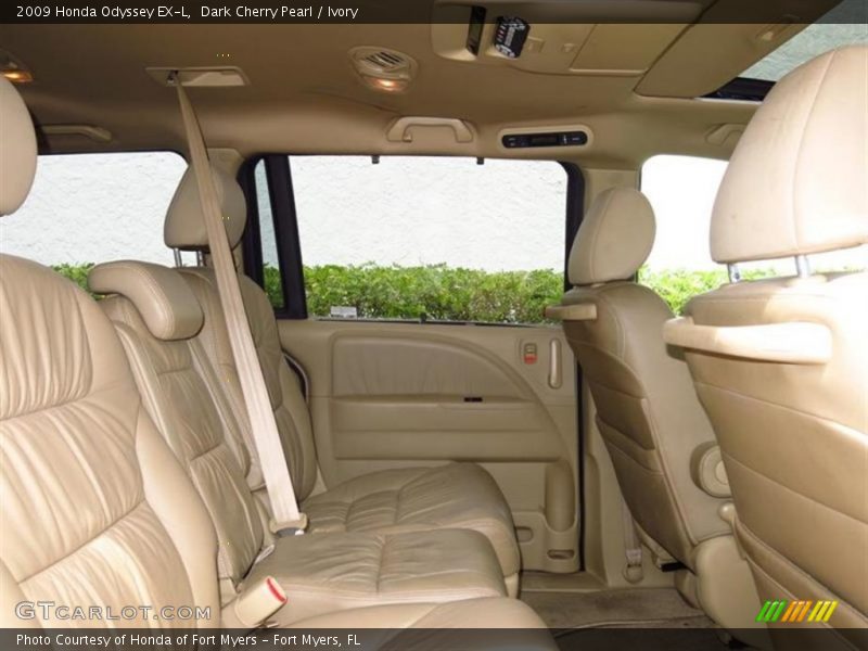 Dark Cherry Pearl / Ivory 2009 Honda Odyssey EX-L