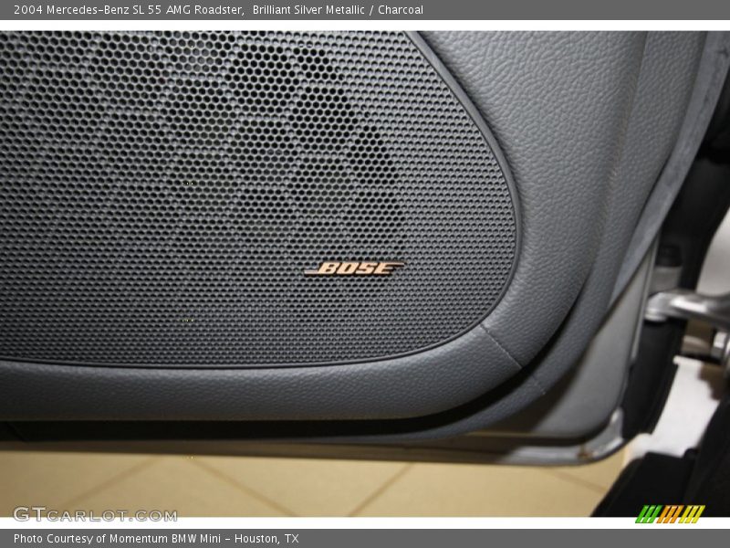 Brilliant Silver Metallic / Charcoal 2004 Mercedes-Benz SL 55 AMG Roadster