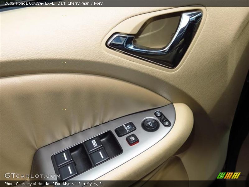 Dark Cherry Pearl / Ivory 2009 Honda Odyssey EX-L
