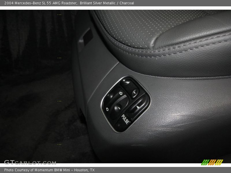 Brilliant Silver Metallic / Charcoal 2004 Mercedes-Benz SL 55 AMG Roadster