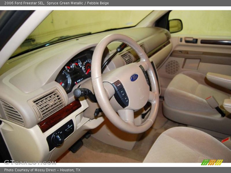 Spruce Green Metallic / Pebble Beige 2006 Ford Freestar SEL