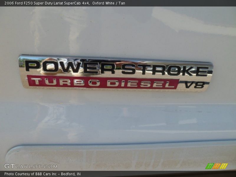Oxford White / Tan 2006 Ford F250 Super Duty Lariat SuperCab 4x4
