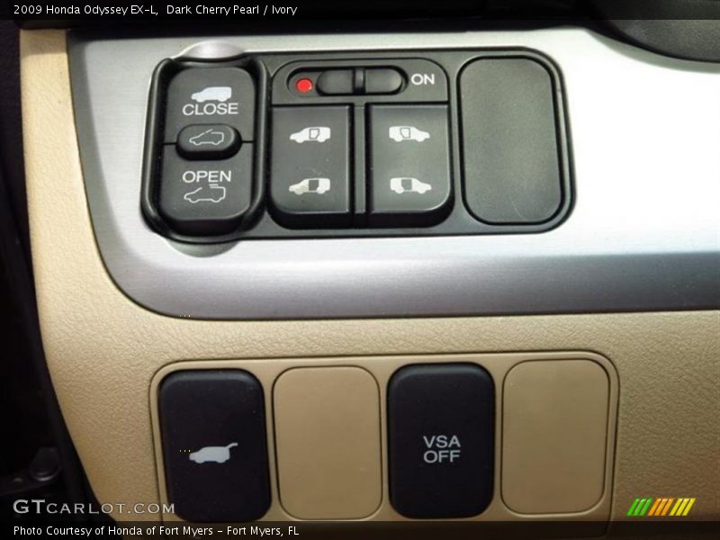 Dark Cherry Pearl / Ivory 2009 Honda Odyssey EX-L