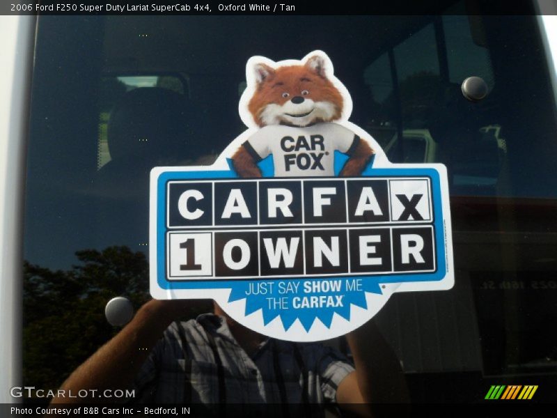 Oxford White / Tan 2006 Ford F250 Super Duty Lariat SuperCab 4x4