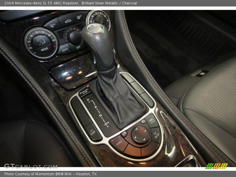 Brilliant Silver Metallic / Charcoal 2004 Mercedes-Benz SL 55 AMG Roadster