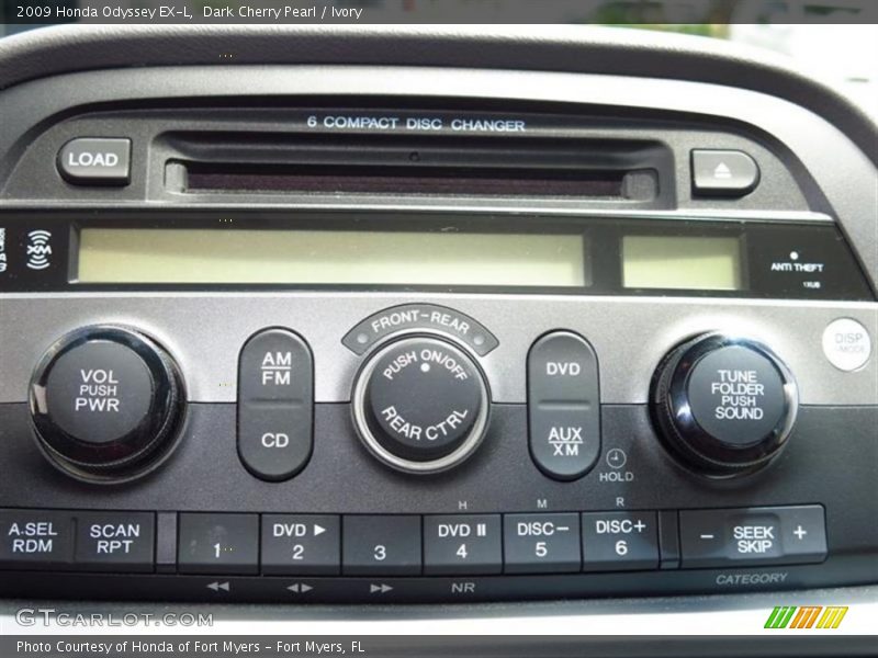 Dark Cherry Pearl / Ivory 2009 Honda Odyssey EX-L
