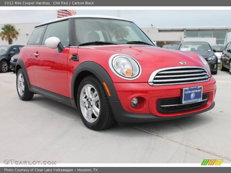 Chili Red / Carbon Black 2012 Mini Cooper Hardtop