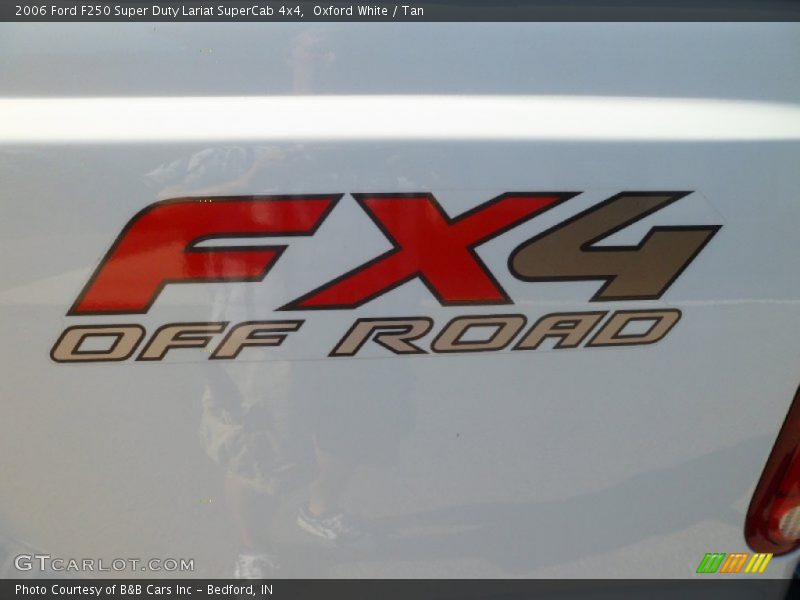 Oxford White / Tan 2006 Ford F250 Super Duty Lariat SuperCab 4x4