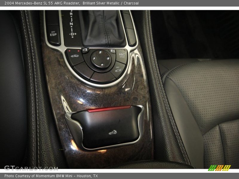 Brilliant Silver Metallic / Charcoal 2004 Mercedes-Benz SL 55 AMG Roadster