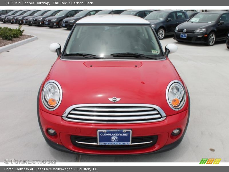 Chili Red / Carbon Black 2012 Mini Cooper Hardtop