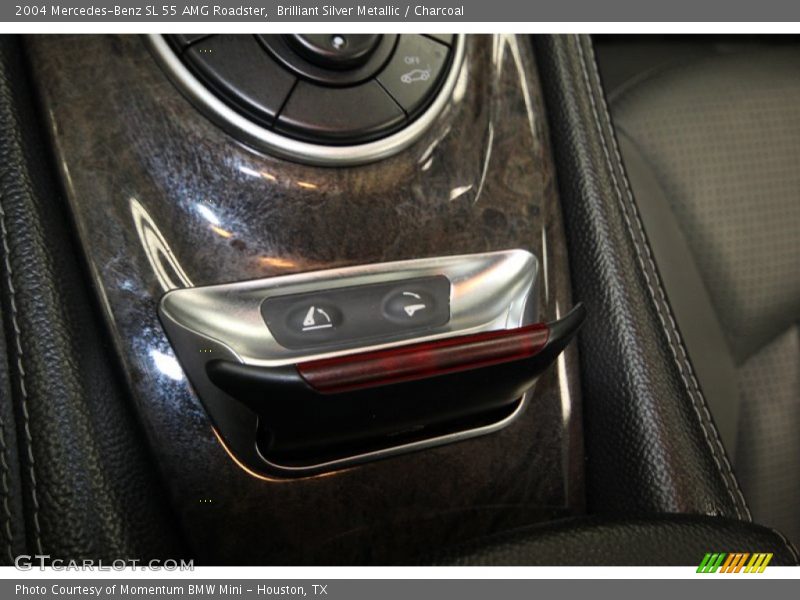 Brilliant Silver Metallic / Charcoal 2004 Mercedes-Benz SL 55 AMG Roadster