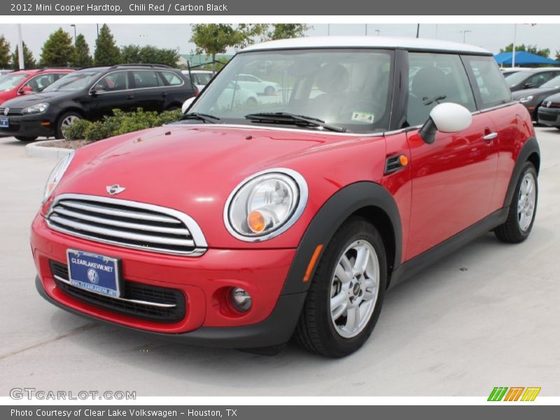 Chili Red / Carbon Black 2012 Mini Cooper Hardtop