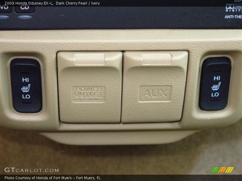 Dark Cherry Pearl / Ivory 2009 Honda Odyssey EX-L