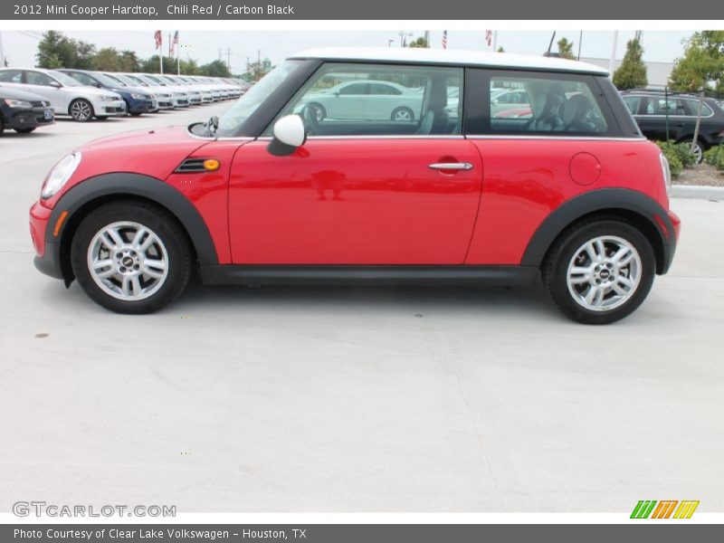 Chili Red / Carbon Black 2012 Mini Cooper Hardtop