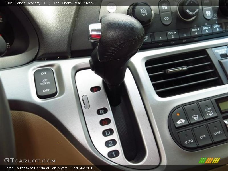 Dark Cherry Pearl / Ivory 2009 Honda Odyssey EX-L