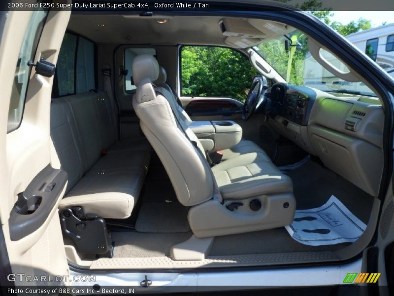 Oxford White / Tan 2006 Ford F250 Super Duty Lariat SuperCab 4x4