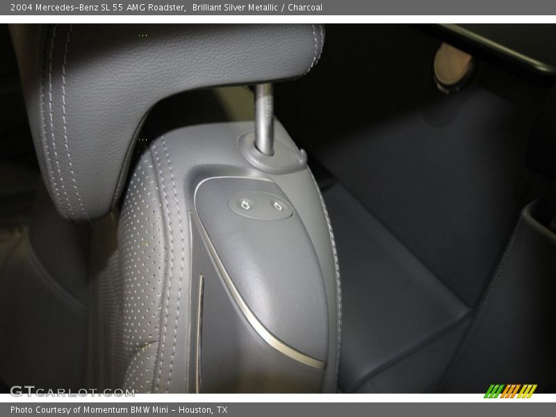 Brilliant Silver Metallic / Charcoal 2004 Mercedes-Benz SL 55 AMG Roadster