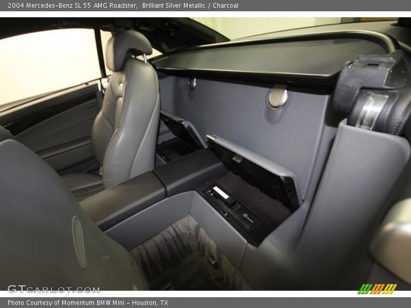 Brilliant Silver Metallic / Charcoal 2004 Mercedes-Benz SL 55 AMG Roadster
