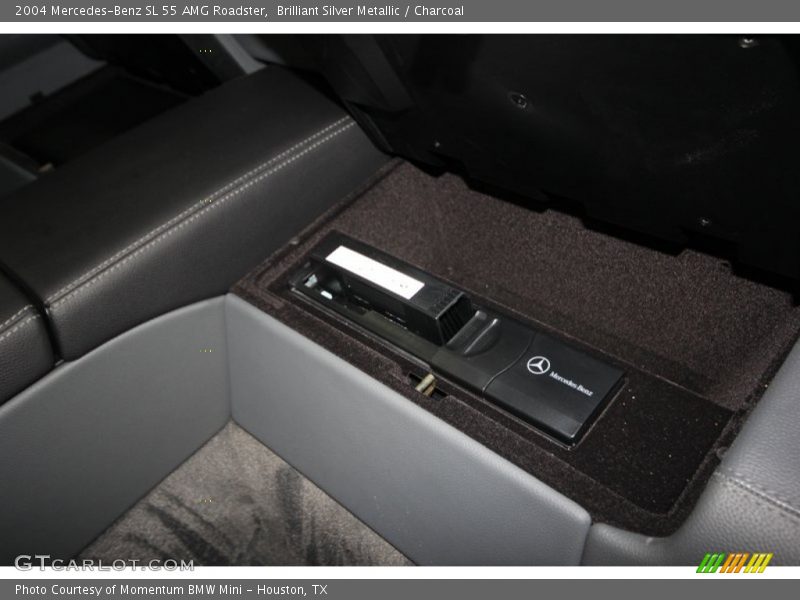Brilliant Silver Metallic / Charcoal 2004 Mercedes-Benz SL 55 AMG Roadster