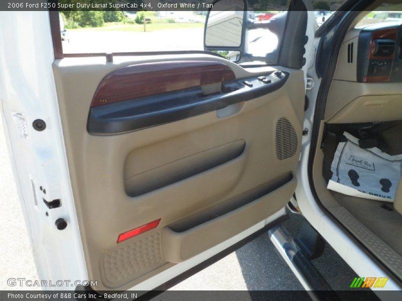 Oxford White / Tan 2006 Ford F250 Super Duty Lariat SuperCab 4x4