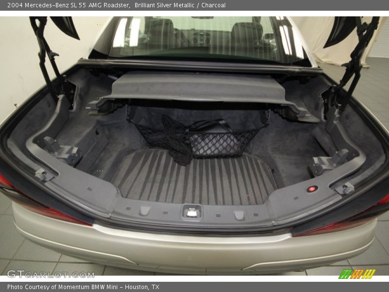 Brilliant Silver Metallic / Charcoal 2004 Mercedes-Benz SL 55 AMG Roadster