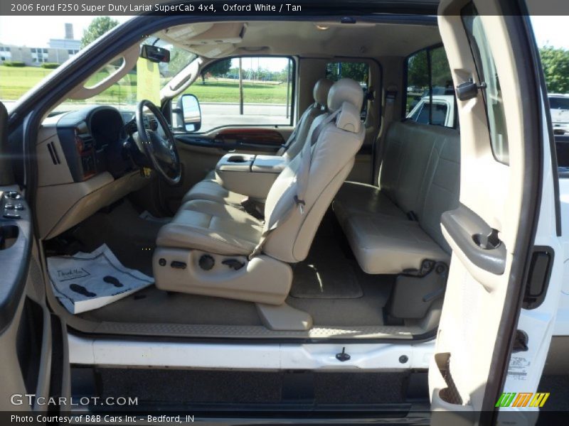Oxford White / Tan 2006 Ford F250 Super Duty Lariat SuperCab 4x4