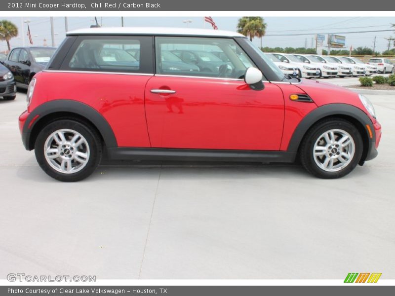 Chili Red / Carbon Black 2012 Mini Cooper Hardtop