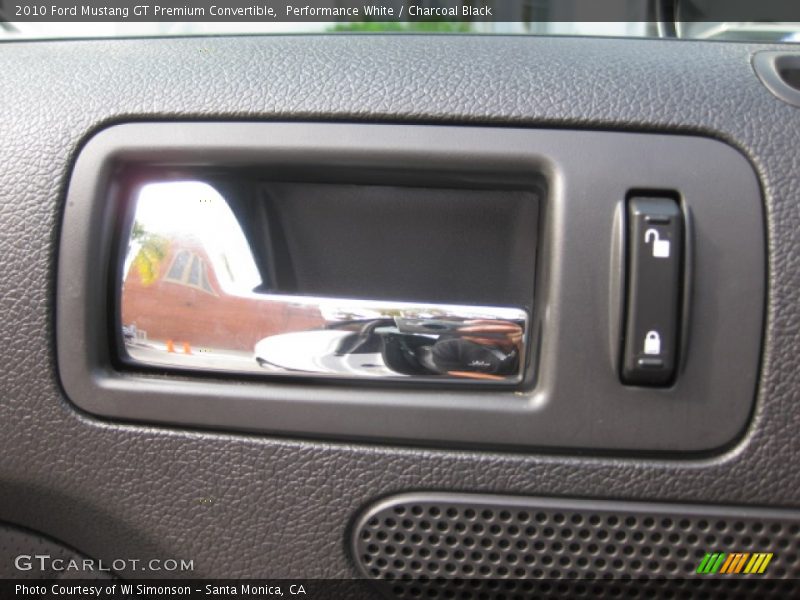 Performance White / Charcoal Black 2010 Ford Mustang GT Premium Convertible