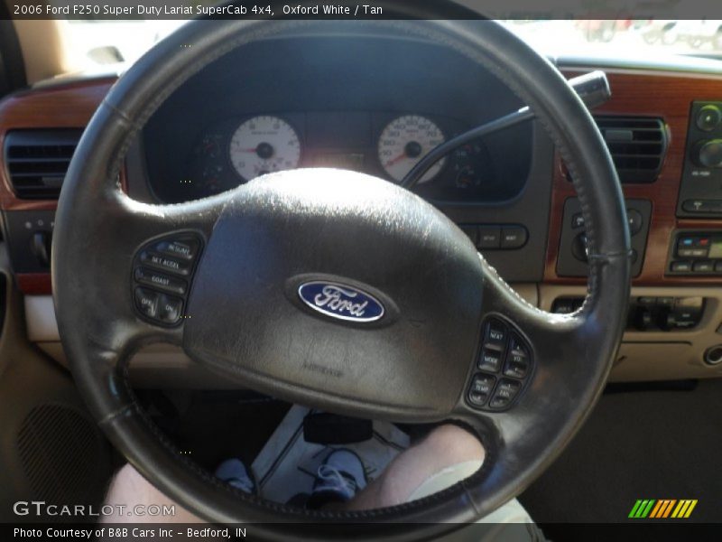 Oxford White / Tan 2006 Ford F250 Super Duty Lariat SuperCab 4x4