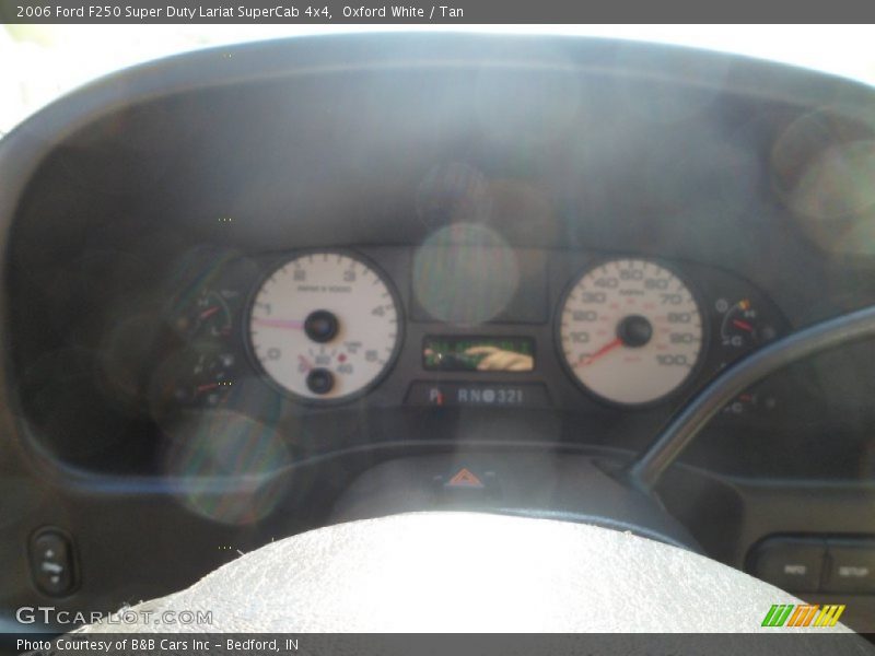 Oxford White / Tan 2006 Ford F250 Super Duty Lariat SuperCab 4x4