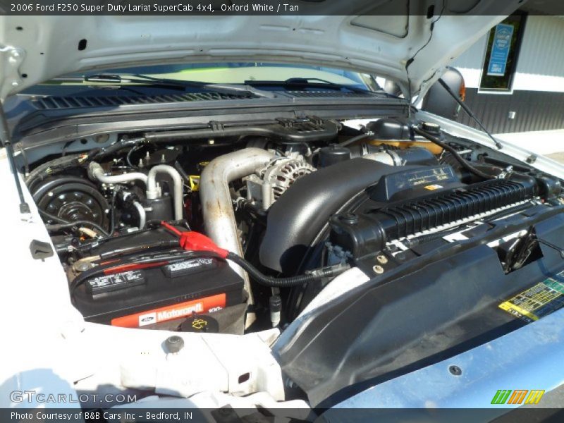 Oxford White / Tan 2006 Ford F250 Super Duty Lariat SuperCab 4x4