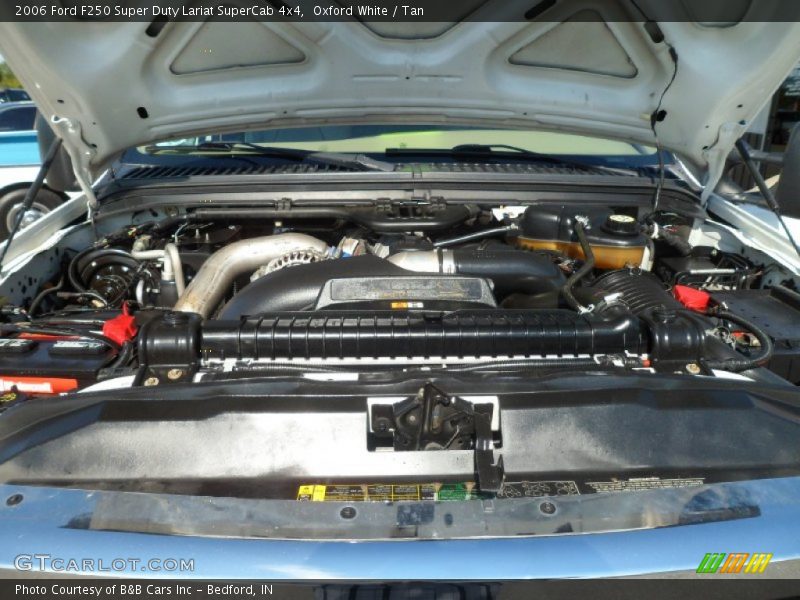 Oxford White / Tan 2006 Ford F250 Super Duty Lariat SuperCab 4x4