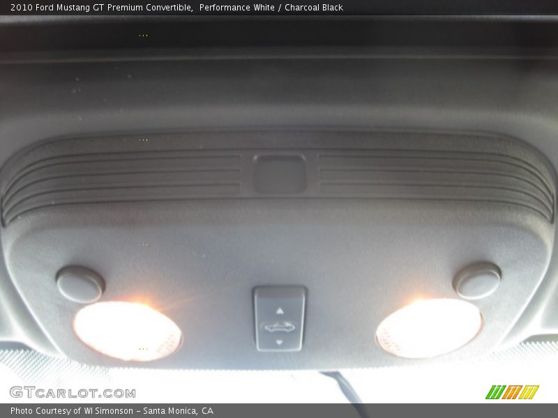 Performance White / Charcoal Black 2010 Ford Mustang GT Premium Convertible